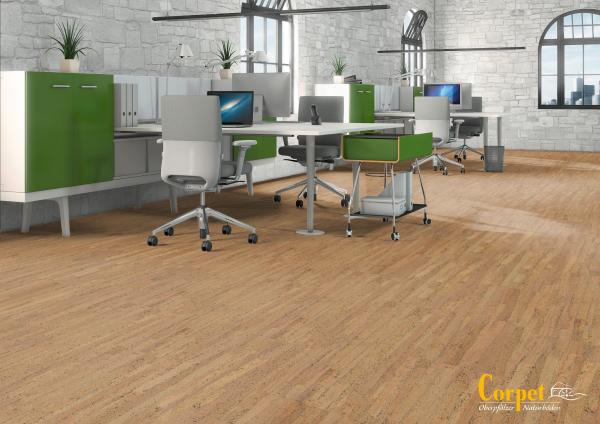 Designkork Dekor Blues versiegelt 1,95m²/Paket